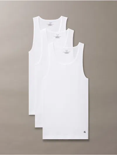 CALVIN KLEIN MEN'S COTTON CLASSICS 3-PACK TANK TOP