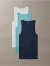 Calvin Klein Men's Cotton Classics 3-pack Tank Top In Multi