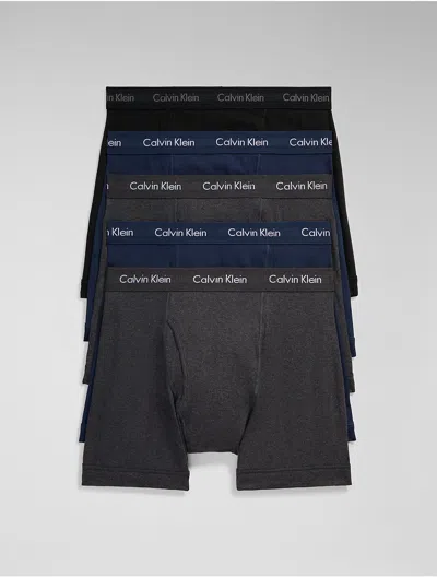 Calvin Klein Men's Cotton Classics 5-pack Boxer Brief In Dove Grey