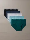 Calvin Klein Men's 5-pack Cotton Classics Briefs Underwear In Multi
