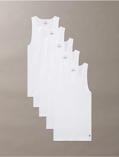 CALVIN KLEIN MEN'S COTTON CLASSICS 5-PACK TANK TOP