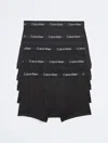 Calvin Klein Men's Cotton Classics 5-pack Trunk In Ck Black