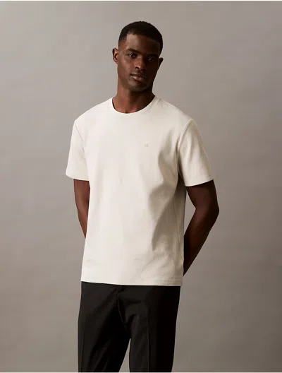 Calvin Klein Men's Cotton Combed Rib Classic T-shirt In Moonstruck