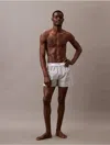 Calvin Klein Men's Cotton Poplin Boxer In Gray