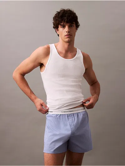 Calvin Klein Men's Cotton Poplin Boxer