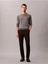 Calvin Klein Men's Cotton Sateen Slim Chino Pants In Black