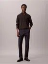 Calvin Klein Men's Cotton Sateen Slim Chino Pants In Blue