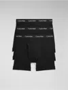 Calvin Klein Men's Cotton Stretch 3-pack Boxer Brief In Ck Black