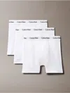 Calvin Klein Men's Cotton Stretch 3-pack Boxer Brief In White