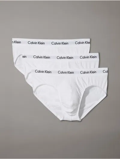 Calvin Klein 3 Pack Briefs In White