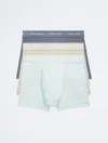 Calvin Klein Men's Cotton Stretch 3 Pack Trunk In Multi