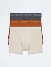 Calvin Klein Men's Cotton Stretch 3 Pack Trunk In Multi