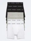 Calvin Klein Men's Cotton Stretch 7-pack Boxer Brief In Black/ Grey/ White