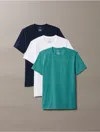 Calvin Klein Men's 3-pack Cotton Classics Crewneck T-shirts In Multi