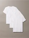 Calvin Klein Men's Cotton Blend 3-pack T-shirt In White