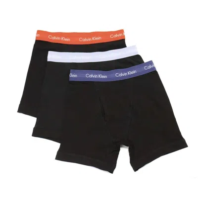 Calvin Klein Men's Cotton Stretch Boxer Briefs - 3 Pack In Black