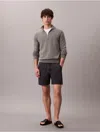 Calvin Klein Men's Cotton Stretch Pull-on Shorts In Black