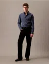 Calvin Klein Men's Cotton Stretch Slim Chambray Button-down Shirt