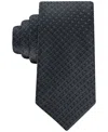 Calvin Klein Men's Crawford Textured Tie In Black