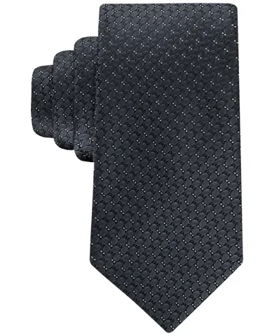 Calvin Klein Men's Crawford Textured Tie In Black
