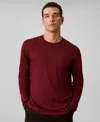Calvin Klein Men's Crewneck Long Sleeve T-shirt In Red