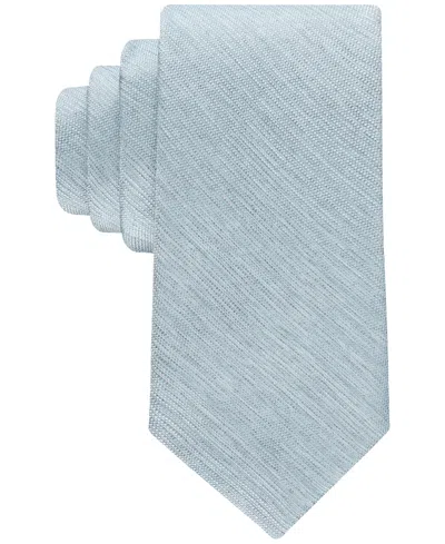 Calvin Klein Men's Curtis Solid Textured Tie In Light Blue