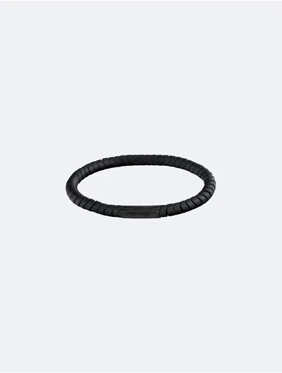 Calvin Klein Men's Curved Beaded Bracelet
