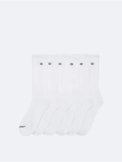 Calvin Klein Men's Cushion 6-pack Crew Socks