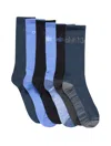 Calvin Klein Men's Cushion 6-pack Crew Socks In Blue