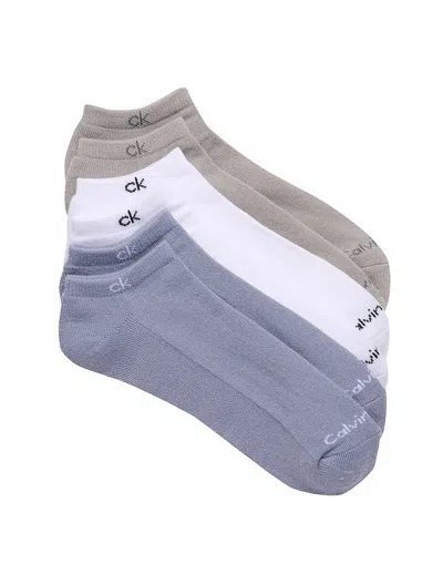 Calvin Klein Men's Cushion 6-pack No Show Socks In Multi