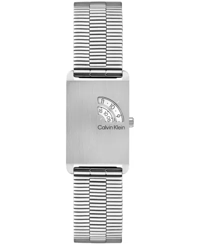 Calvin Klein Men's Dapper Silver-tone Stainless Steel Mesh Bracelet Watch 24mm