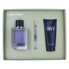 CALVIN KLEIN CALVIN KLEIN MEN'S DEFY 3PC GIFT SET FRAGRANCES 3616304104824