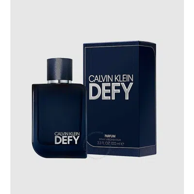 Calvin Klein Men's Defy Parfum Spray 3.4 oz Fragrances 3616304183621 In Pink