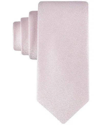 Calvin Klein Men's Delancey Matte Tie In Pink