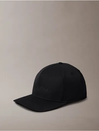 Calvin Klein Men's Monogram Logo Denim Bucket Hat In Black Beauty