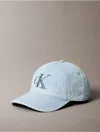 Calvin Klein Men's Denim Monogram Logo Cap