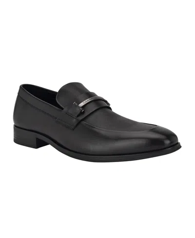 Calvin Klein Men's Dillie Slip-on Dress Shoes In Black
