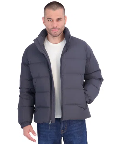 Calvin Klein Men's Down Blend Puffer Jacket In Animal Print