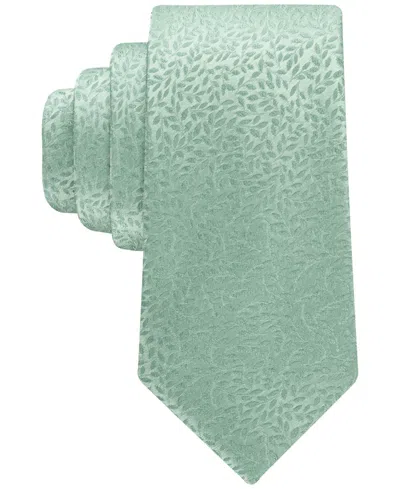 Calvin Klein Men's Eastwood Botanical Tie In Sage Mint