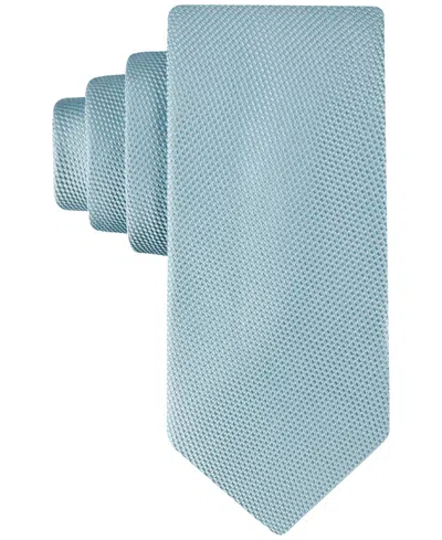 Calvin Klein Men's Elizabeth Micro-dot Tie In Aqua