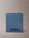 Calvin Klein Men's Emblem Bifold Wallet In Blue