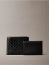 Calvin Klein Men's Emblem Bifold Wallet With Card Case In Black