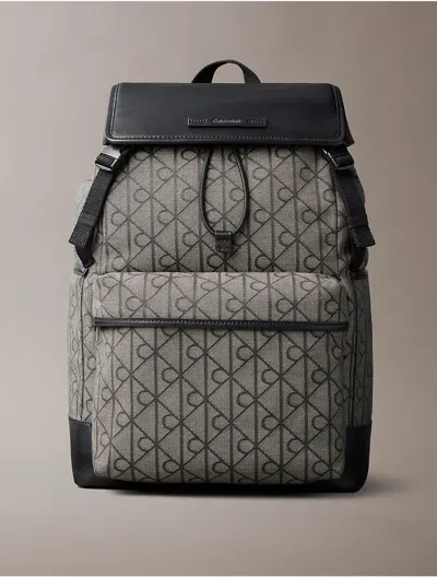 Calvin Klein Men's Emblem Jacquard Backpack In Multi