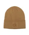 Calvin Klein Men's Embossed Logo Cuff Hat In Brown