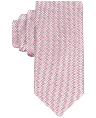 Calvin Klein Men's Essex Micro-geo Tie In Pink
