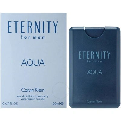 Calvin Klein Men's Eternity Aqua Edt Spray 0.67 oz Fragrances 3607349630539 In Red   / Aqua / Green / White