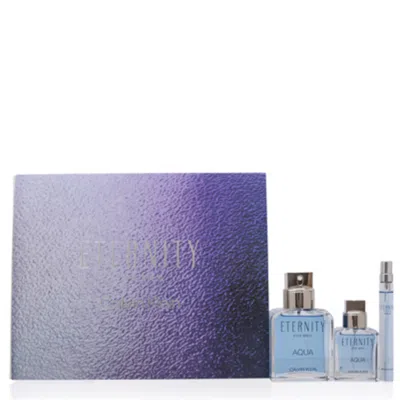 Calvin Klein Men's Eternity Aqua Gift Set Fragrances 3616305433695
