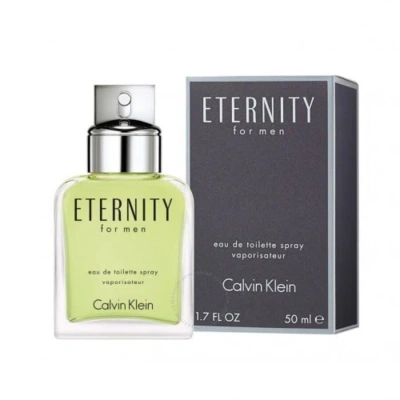 Calvin Klein Men's Eternity Edt Spray 1.69 oz Fragrances 3616303549756 In White