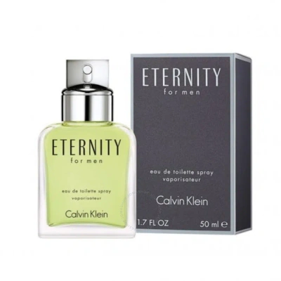 Calvin Klein Men's Eternity Edt Spray 1.69 oz Fragrances 3616303549756 In Green