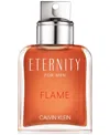 Calvin Klein Men's Eternity Flame Eau De Toilette, 3.4 Oz. In Orange